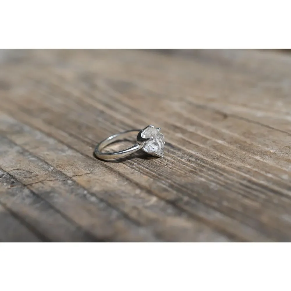 Lake County diamond engagement rings, raw crystal size 4 5 6 7 8 8 9 10 11